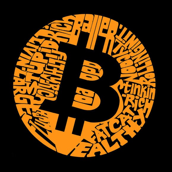 Boy's Word Art Long Sleeve - Bitcoin - Picture 2 of 2